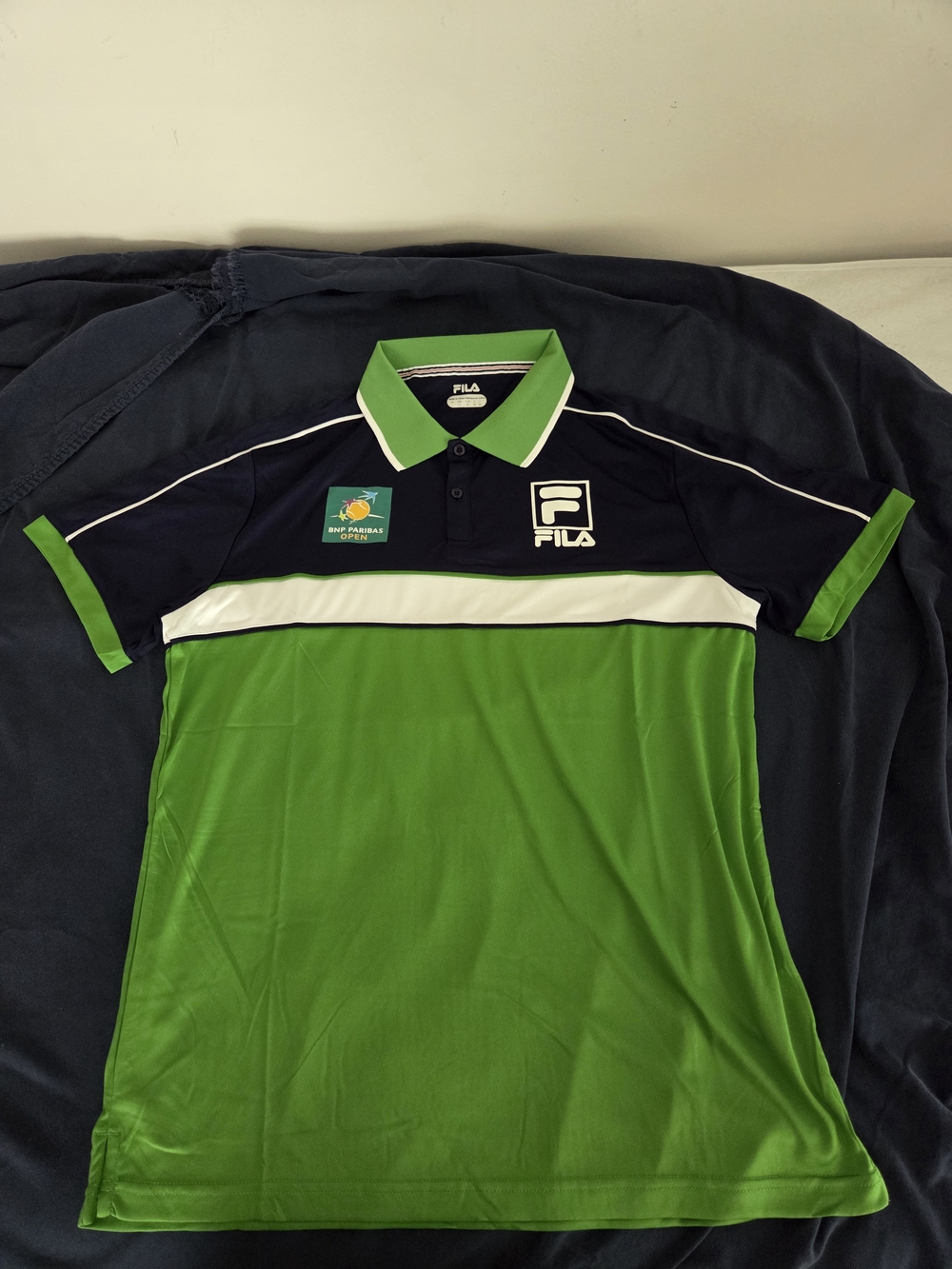 FILA Men's BNP Paribas Tennis Polo Shirt